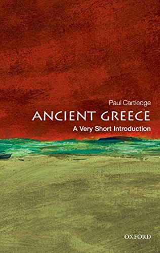 Book cover with red sky over a green landscape and white text title.