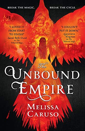 Book cover featuring a woman framed by a large, fiery bird silhouette.
