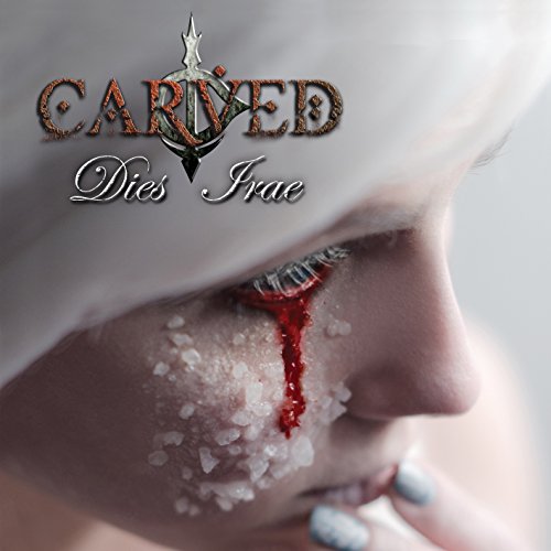 CD cover: woman’s face with a tear of blood and salt.