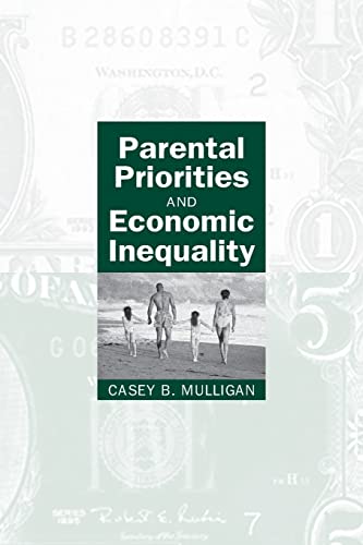 Book cover: "Parental Priorities and Economic Inequality" with beach scene.