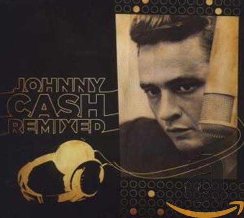 CD cover for “Cash Johnny - Johnny Cash Remixed” featuring a portrait and headphones.