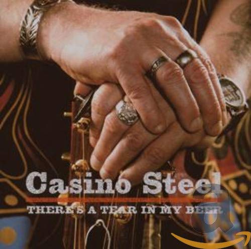 CD cover: hands holding a beer bottle with band name and title.