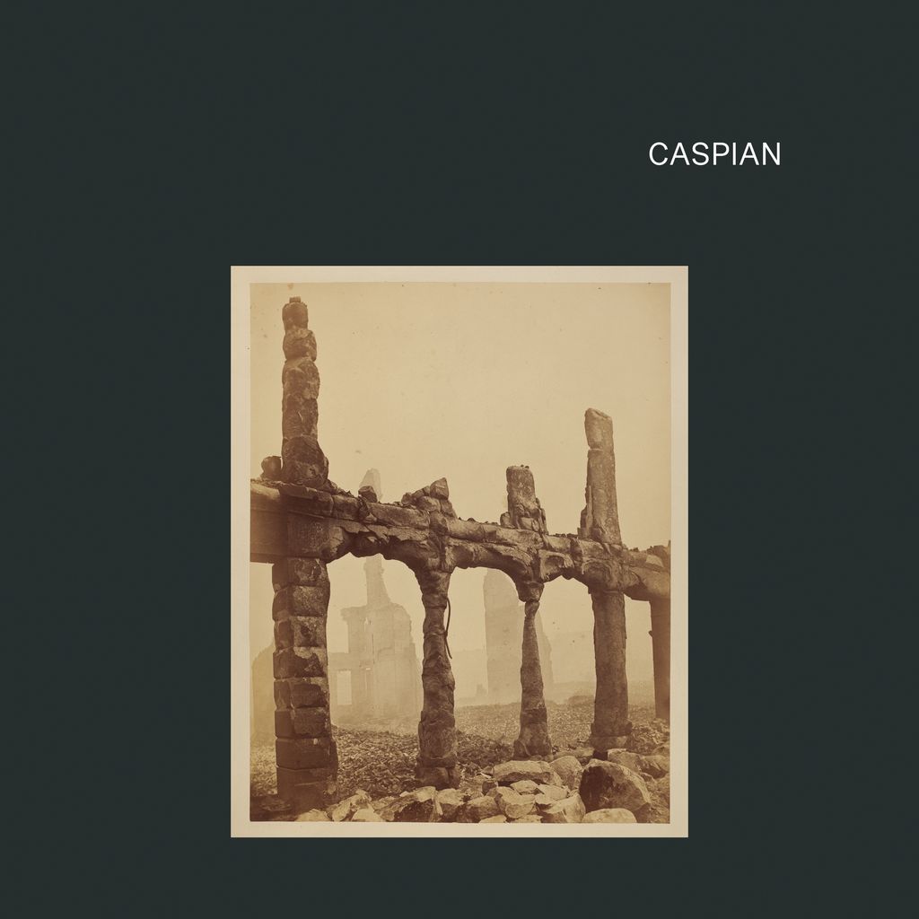 CD cover with sepia-toned photo of crumbling stone ruins against a dark background.
