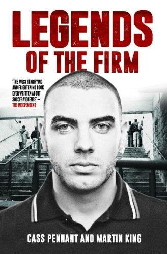 Book cover: "Legends of the Firm" featuring a man's face and blurred figures.