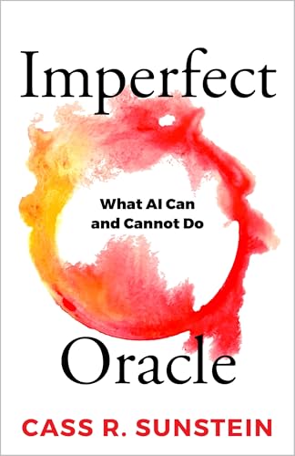 Book cover: "Imperfect Oracle" with red and yellow watercolor splash.