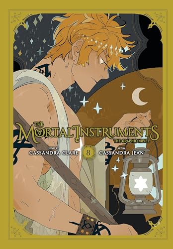 Cover of “Mortal Instruments” graphic novel volume 8, featuring a male figure.