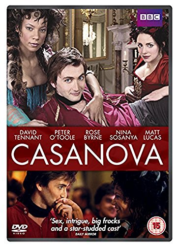 DVD cover for "Cassanova" featuring David Tennant and two women.