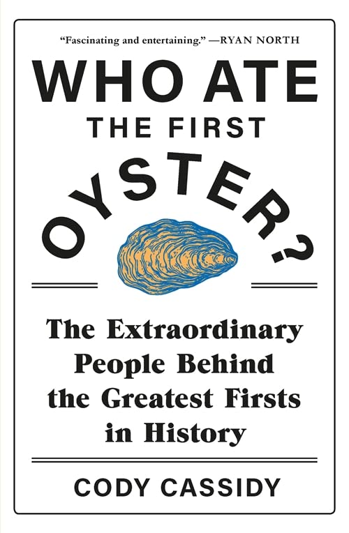 Book cover with bold title, an oyster illustration, and author Cody Cassidy.