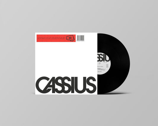 Cassius Best of 1996-2019 vinyl record sleeve with a black vinyl disc.