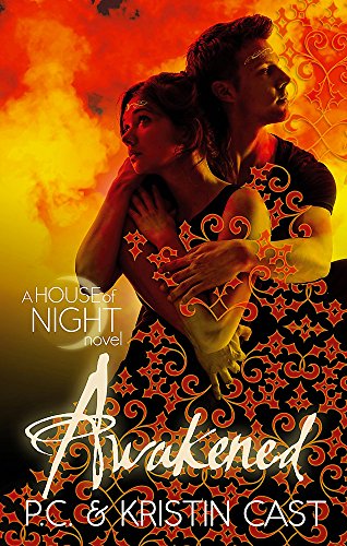 Book cover: couple embraced against a fiery, ornate, dark background.