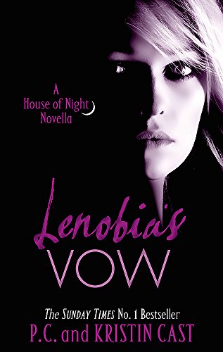 Book cover: woman’s face partially obscured in shadow, purple text “Lenobia’s Vow”.