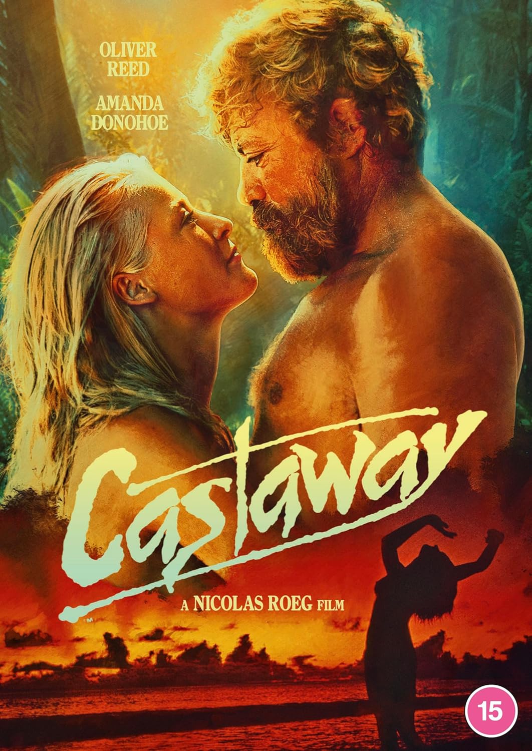 Castaway DVD cover featuring Tom Hanks and a tropical beach scene.