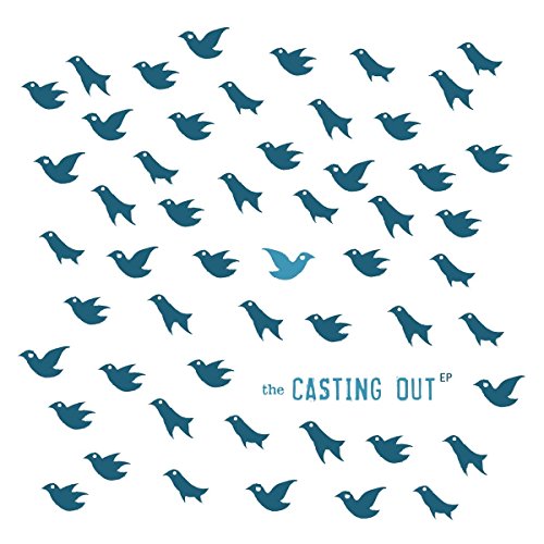 CD cover with a flock of blue birds and band name “Casting Out”.