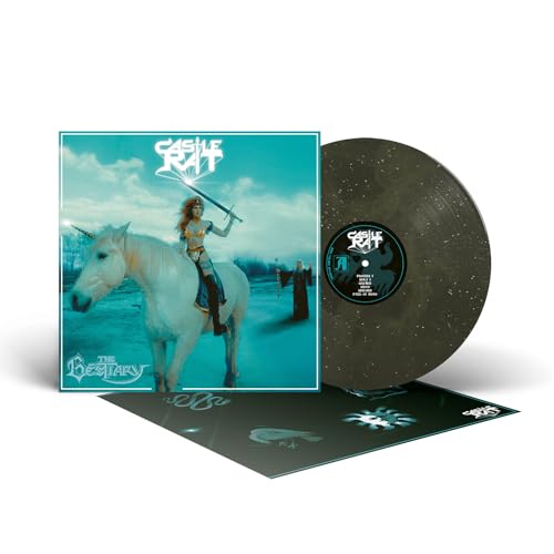 Vinyl record of "Castle Rat - The Bestiary" with fantasy album art.