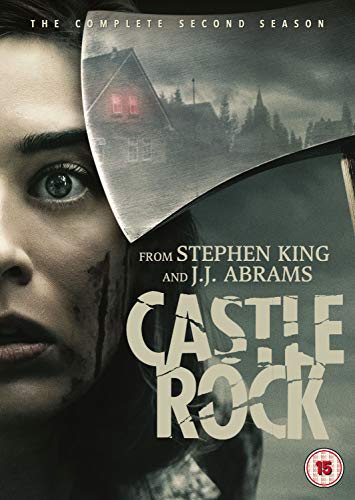 DVD cover for "Castle Rock" Season 2, featuring a woman and axe.
