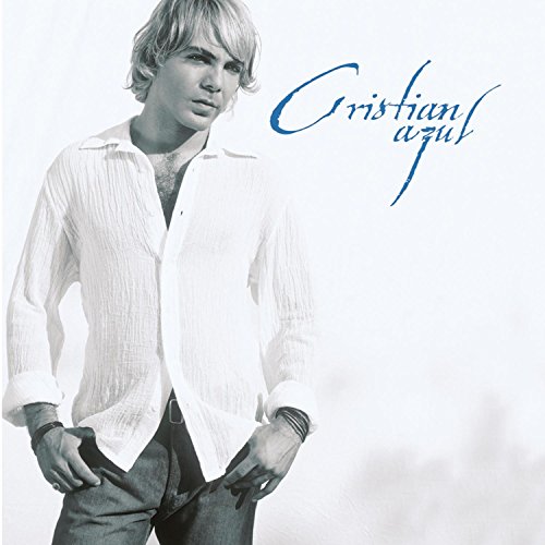 CD cover featuring a man in a white shirt, with blue text.