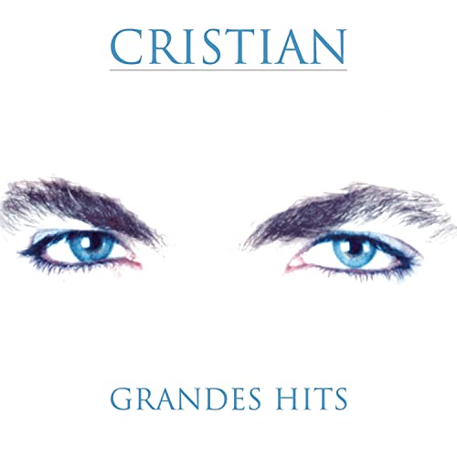 CD cover with close-up of blue eyes and text "Grandes Hits".