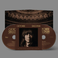 Cat Power’s “Cat Power Sings Dylan” 2CD set with portrait and theater backdrop.