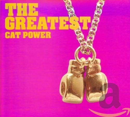 Album cover for Cat Power’s “The Greatest” featuring gold boxing gloves.
