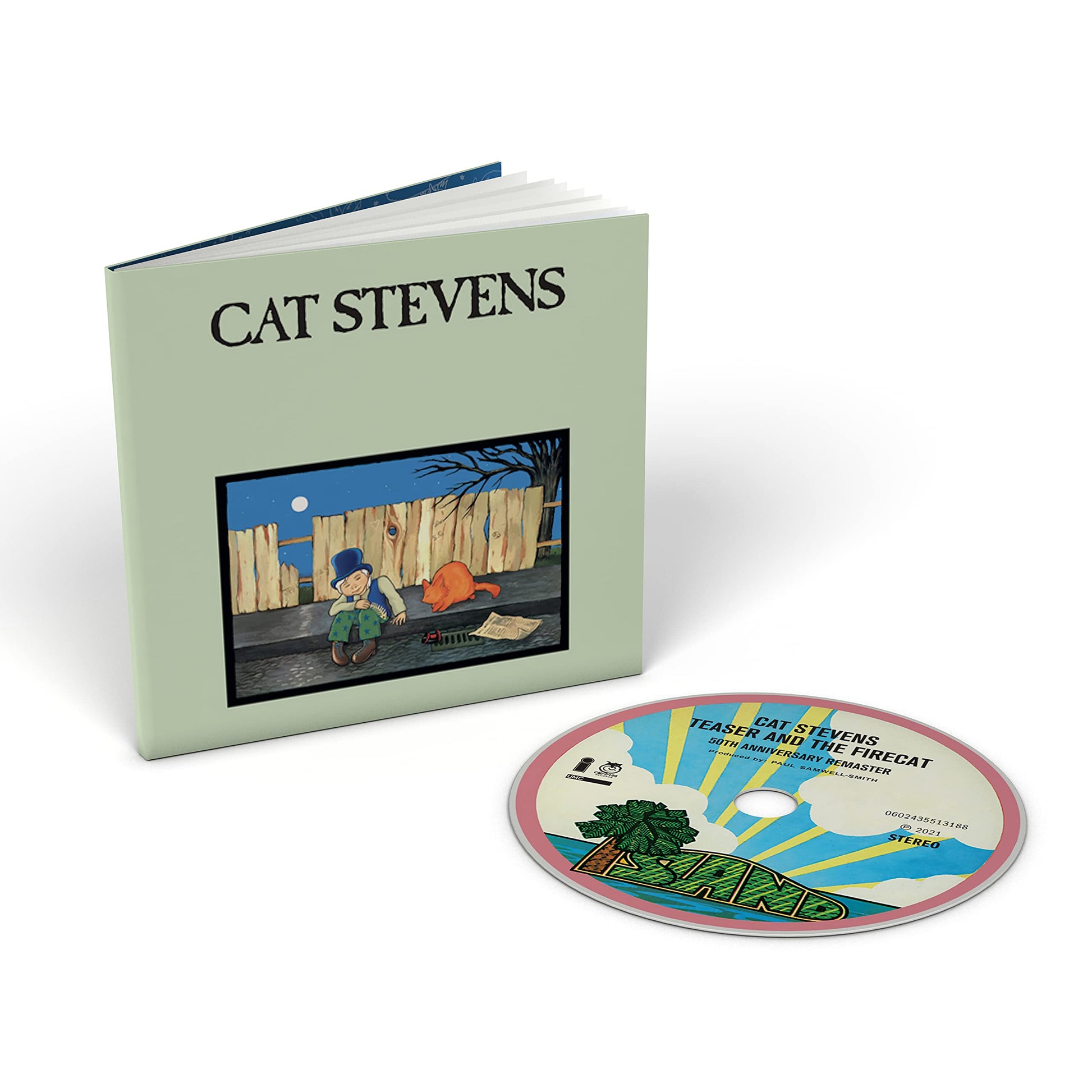 Cat Stevens “Teaser And The Firecat” CD with illustrated cover art.