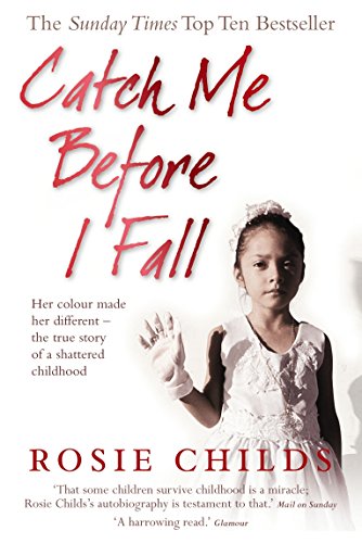 Book cover: "Catch Me Before I Fall" featuring a young girl in white.