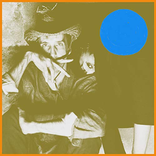 Album cover featuring a vintage portrait and a bright blue circle.