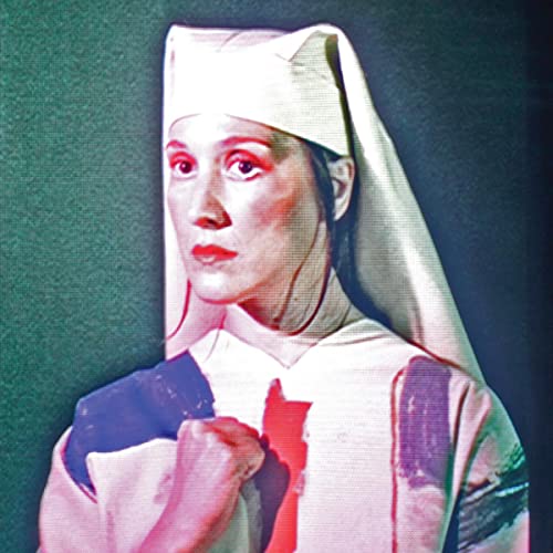 Cate Le Bon album cover: woman in white head covering.