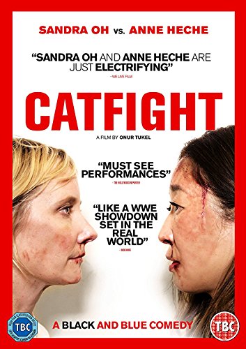 DVD cover for "Catfight" featuring two women facing each other with bruised faces.