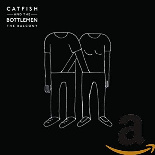 Album cover for Catfish and the Bottlemen’s “The Balcony” with sketched figures.