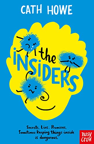 Book cover: "The Insiders" with illustrated blue figures on yellow background.
