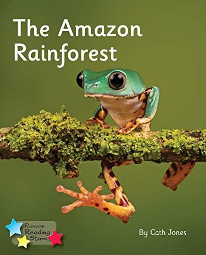 BookHanging green and orange tree frog on a mossy branch, book cover.
