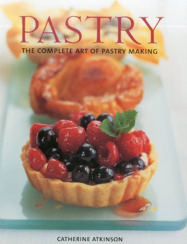 Cookbook cover featuring colorful fruit tarts and the title “Pastry”.
