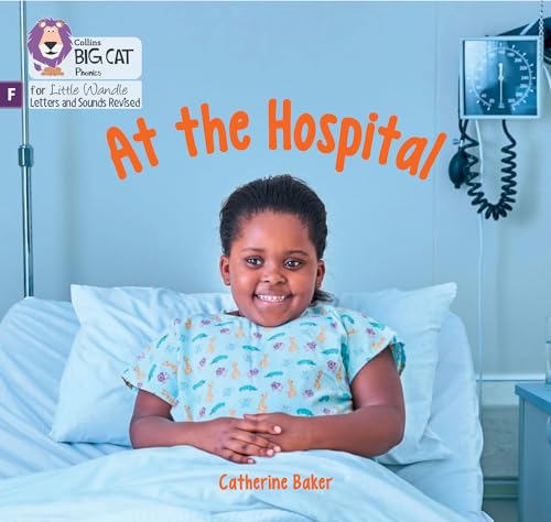 Book cover: “At the Hospital” shows a girl in a hospital bed.