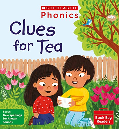 Book cover with children, a bird, and colorful garden illustration.