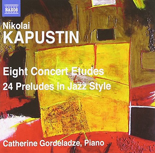 CD cover for Kapustin’s “Eight Concert Etudes” performed by Catherine Gordeladze.