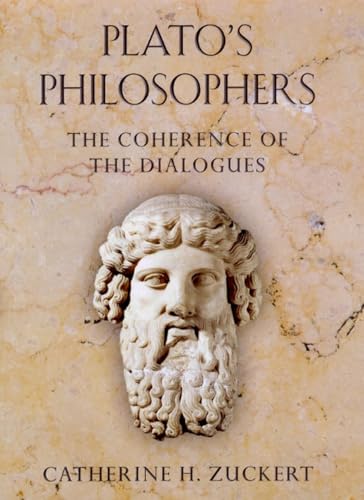 Book cover featuring a marble bust of a beardedLBSH Plato on parchment background.