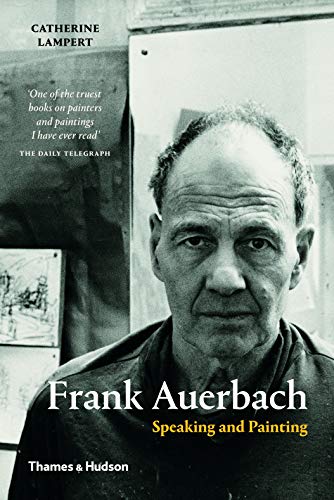 Book cover featuring a black and white portrait of painter Frank Auerbach.