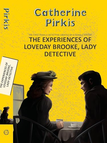 Yellow book cover featuring a woman and man in period clothing.