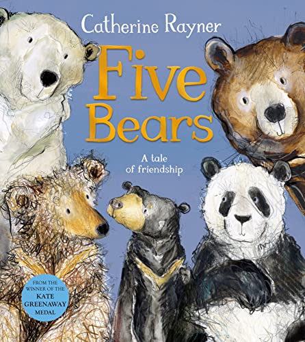 Book cover featuring five diverse bears with watercolor illustrations.