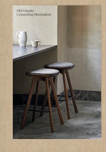 Book cover featuring two wooden stools and a minimalist kitchen scene.