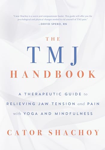 Book cover: "The TMJ Handbook" with blue and orange text on white.