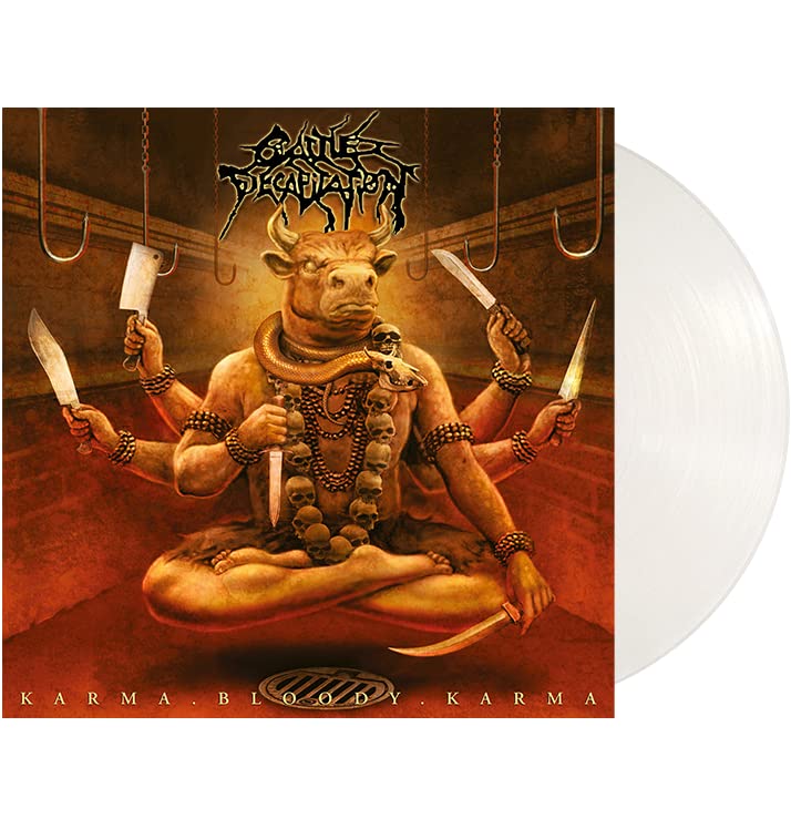 Cattle Decapitation vinyl record cover featuring a monstrous, multi-armed figure.