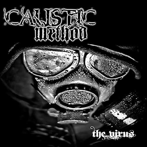 CD cover for “The Virus” by Caustic Method, featuring a gas mask.