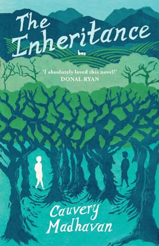 Book cover: "The Inheritance" with silhouetted figures in a forest landscape.