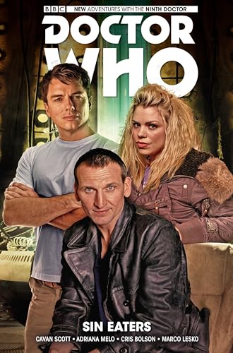 Doctor Who graphic novel cover featuring the Ninth Doctor and companions.