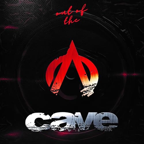 Album cover with a red emblem above the word CAVE on a black background.