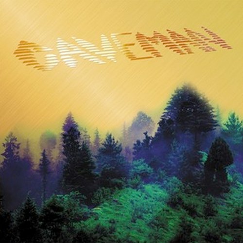CD cover for "Caveman" with orange text over a forest scene.