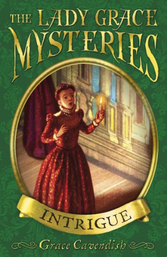 Book cover: "Intrigue" by Grace Cavendish, featuring a woman with a candle.