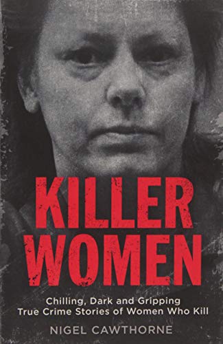 Book cover: “Killer Women” with a distressed portrait of a woman.