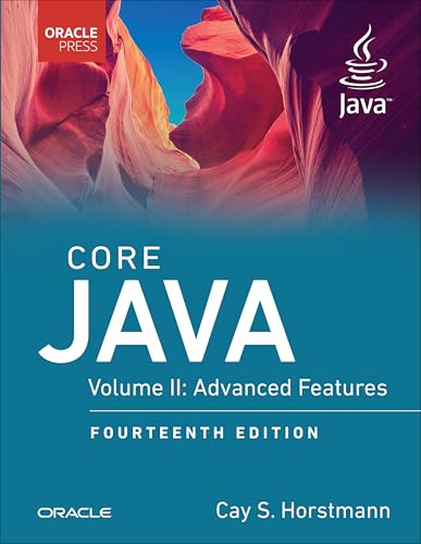 Book cover for “Core Java, Volume II” with canyon imagery.